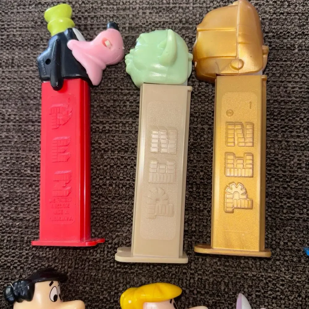 PEZ Dispensers Lot 12 Footed Kermit Piggy Tweety Flintstones Star Wars